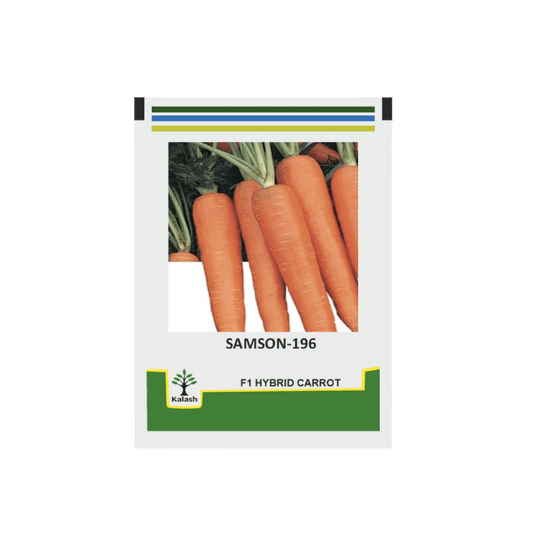 Samson-196 Carrot Seeds - Kalash | F1 Hybrid | Buy Online at Best Price
