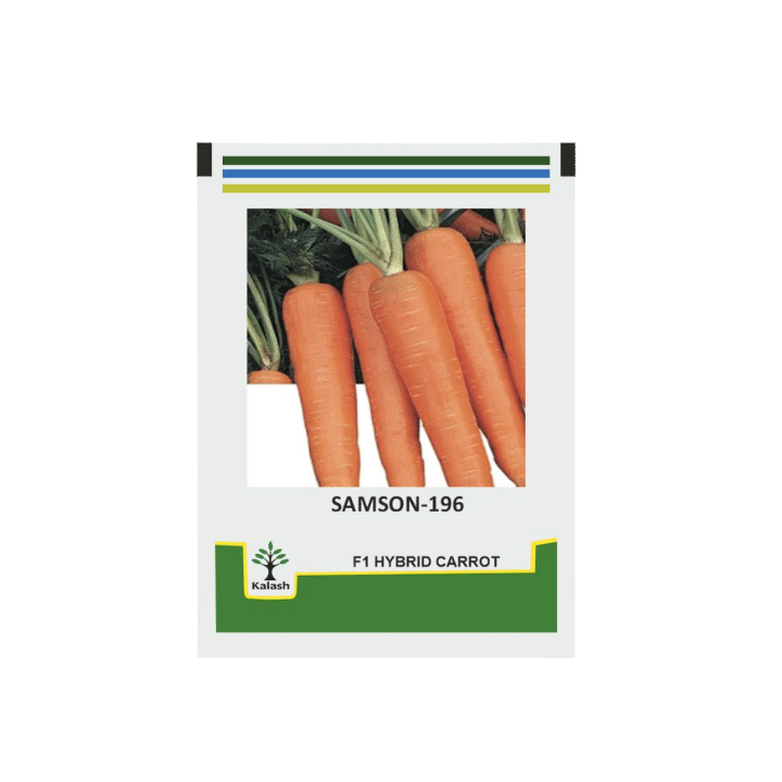 Samson-196 Carrot Seeds - Kalash | F1 Hybrid | Buy Online at Best Price