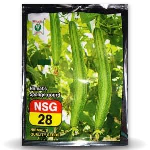 NSG-28 Sponge Gourd Seeds - Nirmal | F1 Hybrid | Buy Online at Best Price
