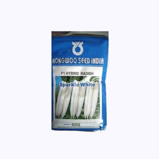 Sparkle White Radish Seeds - Nongwoo | F1 Hybrid | Buy Online at Best Price