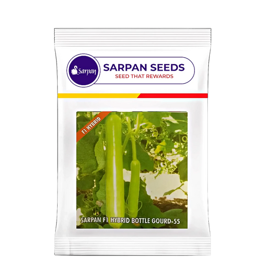 Sarpan - 55 Bottle Gourd Seeds | F1 Hybrid | Buy Online at Best Price