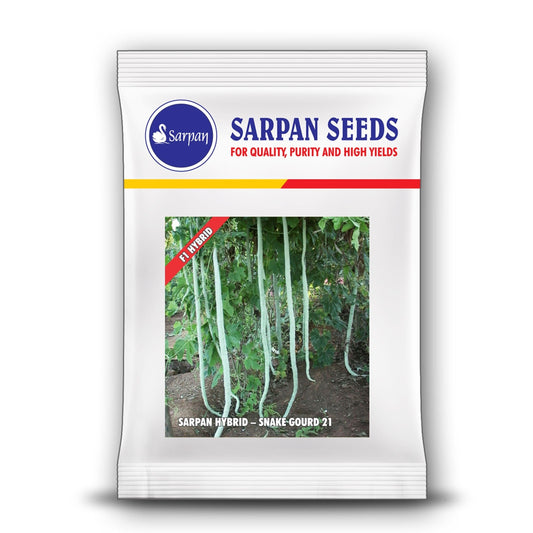Sarpan - 21 Snake gourd Seeds | F1 Hybrid | Buy Online at Best Price