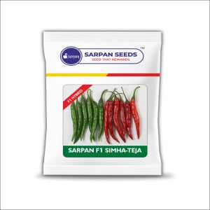 Sarpan Simha - Teja Chilli Seeds | F1 Hybrid | Buy Online at Best Price