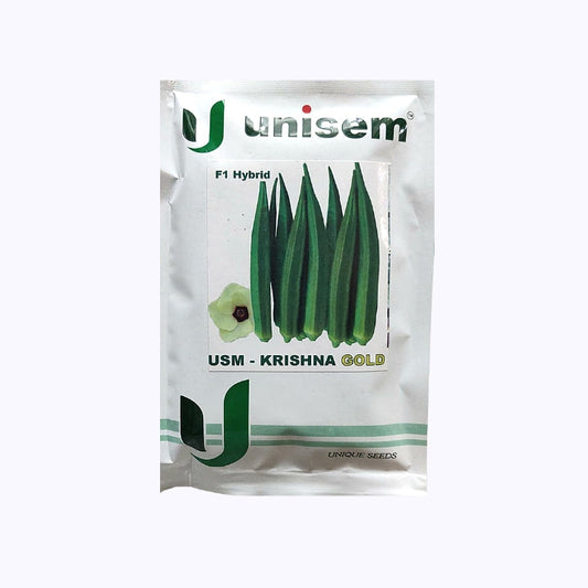 USM Krishna Gold Bhindi Seeds | Buy Online At Best Price