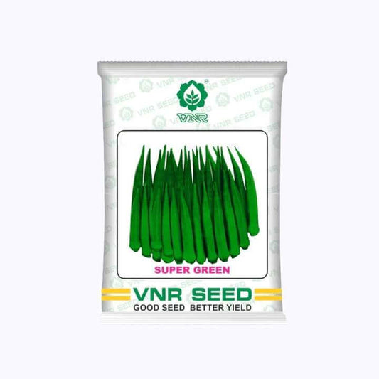 Super Green Okra Seeds - VNR | F1 Hybrid | Buy Online at Best Price