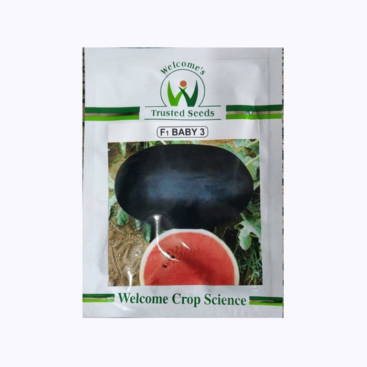 Baby 3 Watermelon Seeds - Welcome | F1 Hybrid | Buy Online - DesiKheti