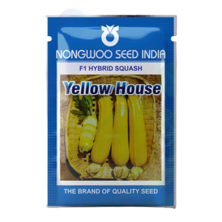 Yellow House Squash Seeds - Nongwoo | F1 Hybrid | Buy Online at Best Price