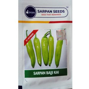Sarpan Bajji Kai Chilli Seeds | F1 Hybrid | Buy Online at Best Price