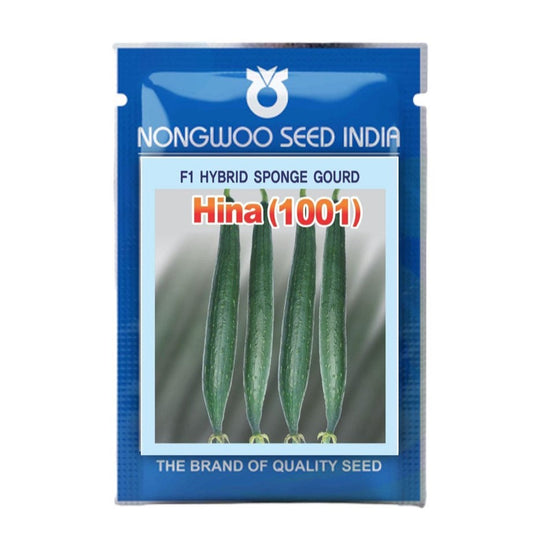 Hina (1001) Sponge Gourd Seeds - Nongwoo | F1 Hybrid | Buy Online at Best Price