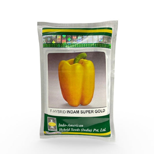 Indam Super Gold Capsicum Seeds - Indo American | F1 Hybrid | Buy Online at Best Price